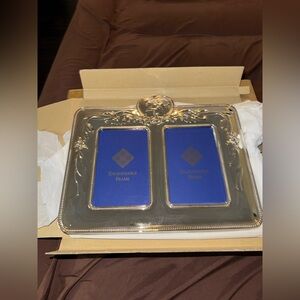 Navy Blue Velvet Picture Frame